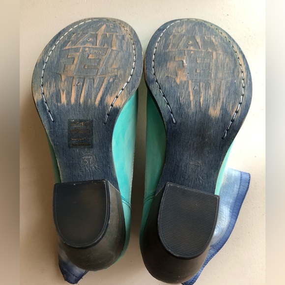 FELMINI OMBRÉ LEATHER WESTERN INSPIRED BOOTS size 37 - Picture 6 of 6